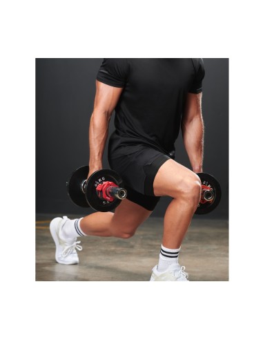 TOM-TL615-Men's Double Layer Sports Short